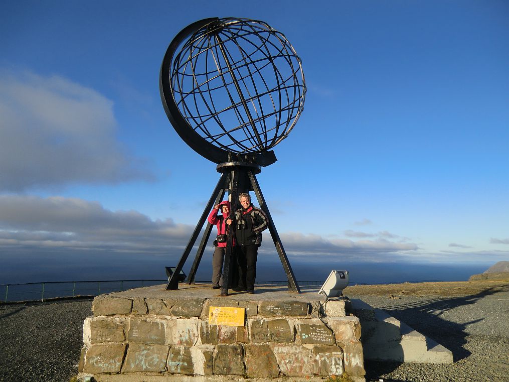 Das Nordkap ist mit 711021 der nrdlichste, ber Strae erreichbare Punkt Europas.