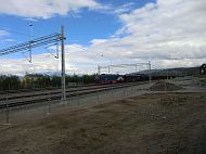 Die nrdlichste Eisenbahnstrecke Europas wird als Erzbahn bezeichnet, das schwedische Teilstck Malmbanan und das norwegische Teilstck Ofotbanen genannt