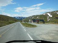 Hinab geht es zunchst in Richtung Narvik auf der E10