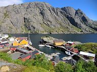 Nusfjord ist eines der ltesten und am besten erhaltenen Fischerdrfer in Norwegen