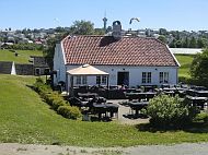 Tolles Restaurant in Trondheims bester Lage mit Ausblick ber der Stadt
