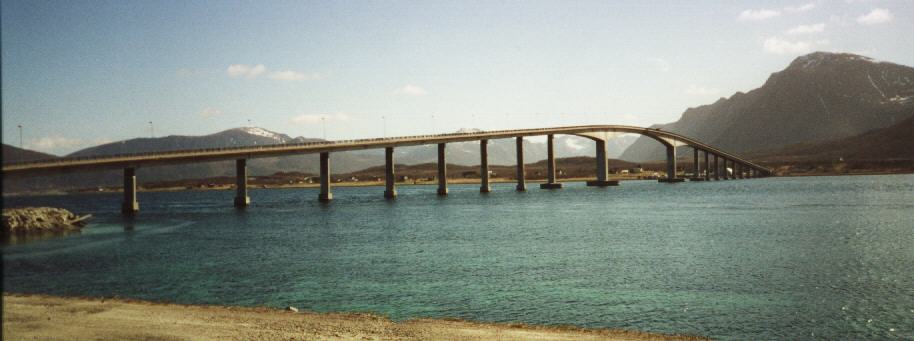 Panoramaaufnahme der Sortlandbrücke / von Karin am 29.Mai 2001 geschossen