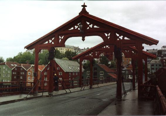 Trondheim´s älteste Brücke wurde im Jahre 1681 gebaut.