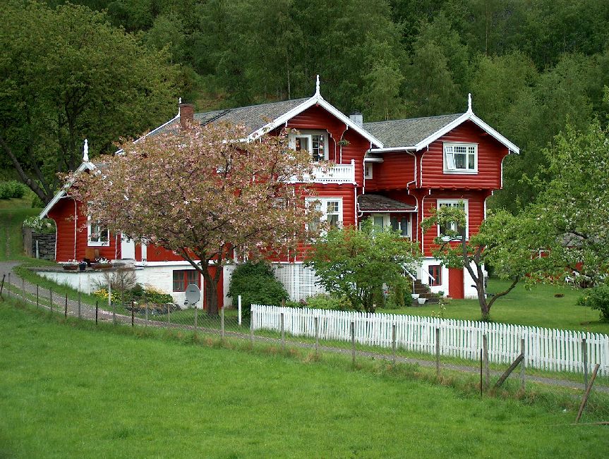 Holzhaus in Flåm
