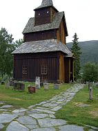 Die Stabkirche wurde 1192 erbaut und der hl. Margaretha geweiht.