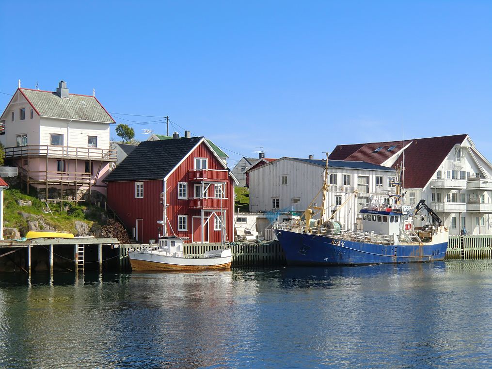 Henningsvær ist ein sehr idyllisches Fischerdorf