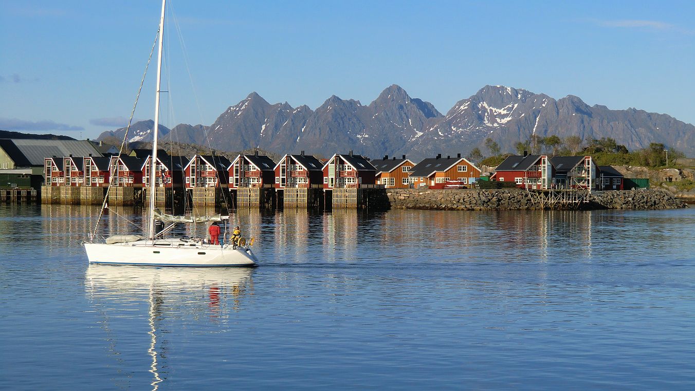 Moderne Rorbuer in Svolvær Svinøya