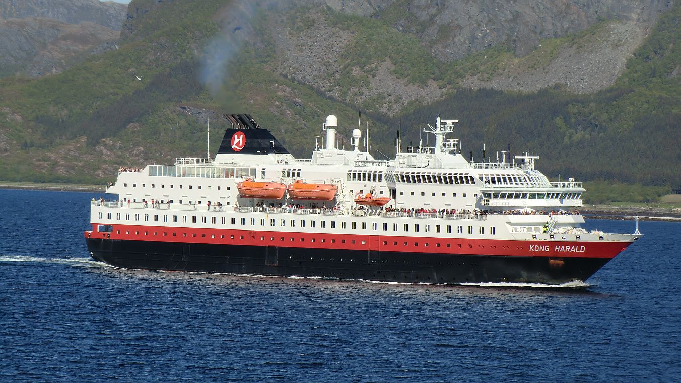 Die MS Kong Harald wurde 1993 in Deutschland / Stralsund gebaut..