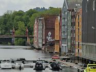 Trondheim Nidelva-Fluß