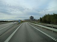 Autobahnabfahrt Älvkarleby - E4