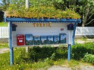 Diese gepflegte Briefkastenanlage im Ortsteil Torvik fanden wir eines Fotos würdig