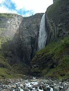 Der Vettisfossen ist der höchste Wasserfall Norwegens mit einem freien Fall von 275 m.