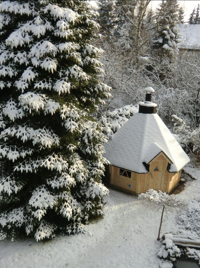 Bereits am 27. November bedeckte der erste Schnee unsere Kota.